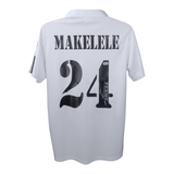 Claude Makelele Signed Real Madrid FC Home Soccer Jersey #24 with Beckett COA