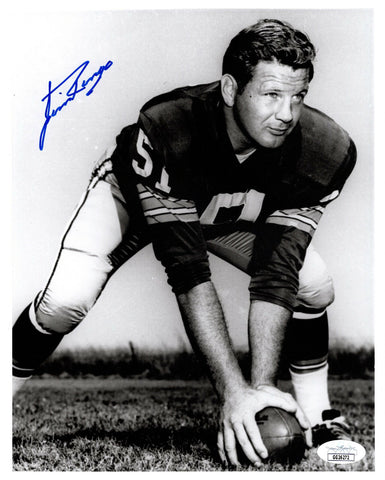 Packers JIM RINGO (d) Signed 8X10 Photo #5 AUTO - 62 NFL Champ - HOF 1981 - JSA
