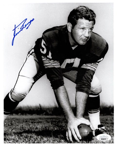 Packers JIM RINGO (d) Signed 8X10 Photo #5 AUTO - 62 NFL Champ - HOF 1981 - JSA