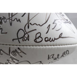 Bowlen Sharpe Shanahan +39 Signed Denver Broncos 99 Team Football Beckett 55431