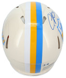 LaDainian Tomlinson Autographed Chargers RETRO Speed Authentic Helmet Beckett