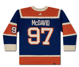 Connor McDavid Autographed Oilers 2023 Heritage Classic Authentic Jersey UDA