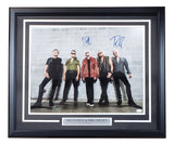 Joe Elliott Phil Collen Signed Framed 16x20 Def Leppard Photo JSA ITP