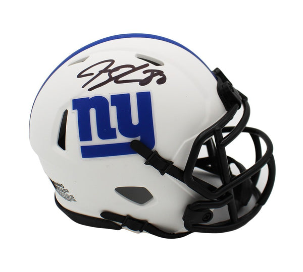 Jeremy Shockey Signed New York Giants Speed Lunar NFL Mini Helmet