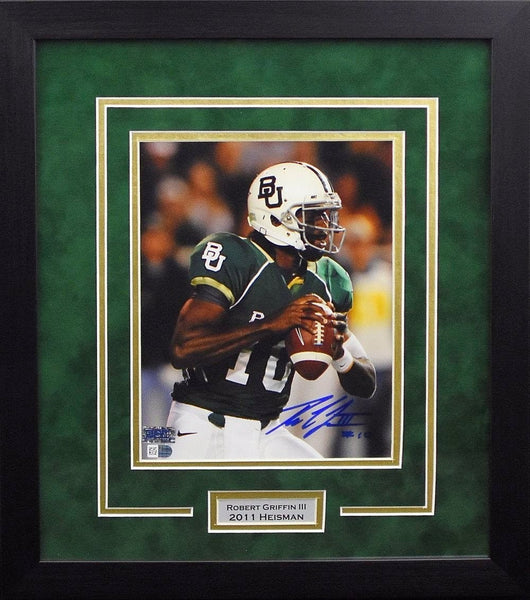 ROBERT GRIFFIN III RG3 AUTOGRAPHED BAYLOR BEARS FRAMED 8x10 PHOTO FANATICS