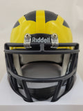 ROMAN WILSON SIGNED MICHIGAN WOLVERINES SPEED MINI HELMET BECKETT COA