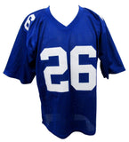 Devin Singletary Signed/Auto Blue Giants Football Jersey BAS/Beckett 208145