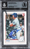 Dodgers Michael Busch Authentic Signed 2020 Bowman Draft #BD42 Card BAS Slabbed