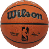 STOCKTON & MALONE AUTOGRAPHED INDOOR/OUTDOOR BASKETBALL JAZZ BECKETT 235781