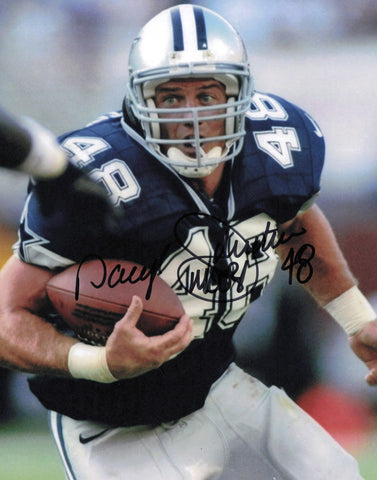 Daryl "Moose" Johnson Autographed Signed 8x10 Photo Dallas Cowboys SKU #244745