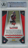 OJ Howard Signed Tampa Bay Bucs 2017 Prizm #289 Beckett Auto 10 40692