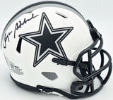Roger Staubach Autographed Cowboys Lunar Eclipse Mini Helmet Beckett WK18256