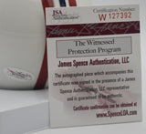 John Hannah HOF Patriots Signed/Inscribed Mini Football Helmet JSA 211953