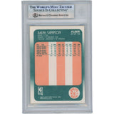 Ralph Sampson Autographed 1988 Fleer #49 Slabbed Trading Card Beckett 50657