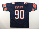 Jay Ratliff Signed Chicago Bears Jersey (PSA) 4xPro Bowl Nose Tackle / D-Line