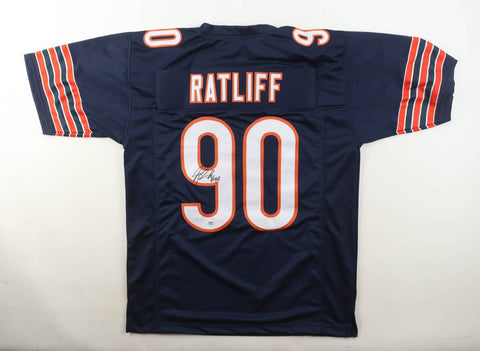 Jay Ratliff Signed Chicago Bears Jersey (PSA) 4xPro Bowl Nose Tackle / D-Line