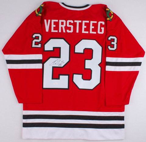 Kris Versteeg Signed Blackhawks Jersey (JSA COA) 2x Stanley Cup Winner