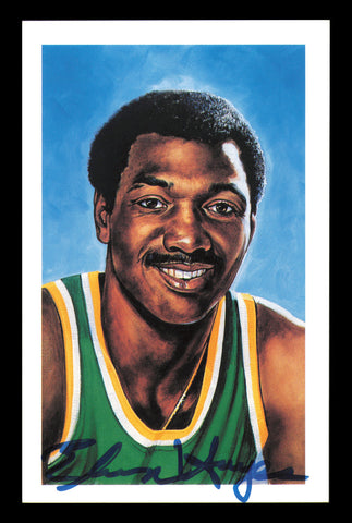 Elvin Hayes Autographed Signed Ron Lewis Postcard Houston Rockets SKU #237785