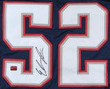 Elandon Roberts Signed New England Patriots Jersey (Sports Memorabilia Stre COA)