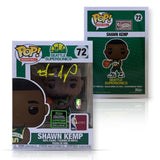 Shawn Kemp Autographed Seattle Supersonics Signed Funko Pop 72 Beckett COA