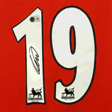 Gilberto Silva Signed Arsenal Soccer Jersey #19 with Beckett COA