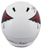 Cardinals Kurt Warner Signed 2023 Full Size Speed Rep Helmet W/ Case BAS Witness