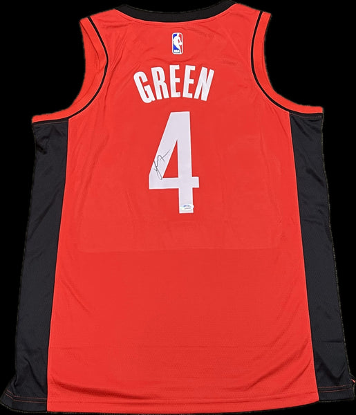 Jalen Green Signed Jersey PSA Houston Rockets Autographed