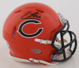 Colston Loveland Signed Chicago Bears Mini Helmet (JSA) 2025 1st Round Pick / TE