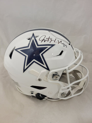 JAVONTE WILLIAMS SIGNED DALLAS COWBOYS ALTERNATE SPEEDFLEX AUTHENTIC HELMET BAS