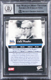 UCLA John Wooden "UCLA" Signed 2006 Press Pass Legend #68 Card Auto 10! BAS Slab