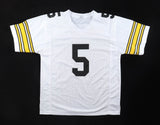 Terry Hanratty Signed Pittsburgh Steelers Jersey Inscribed "SB IX & X" (JSA COA)