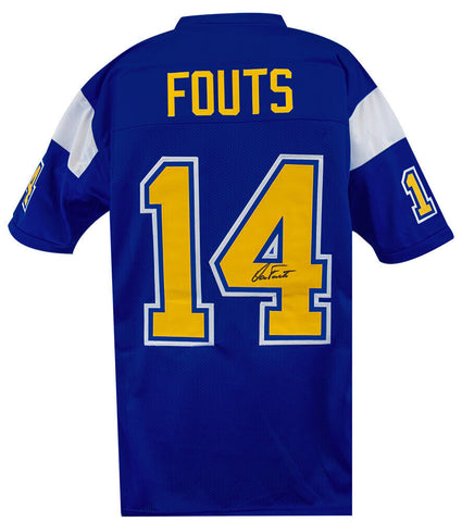 Dan Fouts (CHARGERS) Signed Navy T/B Custom Football Jersey - (SCHWARTZ COA)