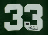 Larry Bird Signed Boston Celtics Framed Green NBA Jersey