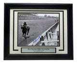 Ron Turcotte Signed Framed 8x10 Belmont Stakes Photo BAS