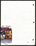 Biggie Munn HOF Michigan State Head Coach Signed/Auto Contract JSA BA199671
