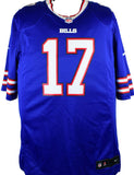 Josh Allen Autographed Buffalo Bills Blue NFL Nike Game Jersey-Beckett W Holo