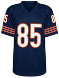 Dennis McKinnon (BEARS) Signed Navy Custom Football Jersey w/SB XX - (BECKETT...