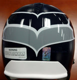 RUSSELL WILSON AUTO SEAHAWKS FULL SIZE HELMET SB CHAMPS IN SILVER RW HOLO 72373