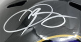 Odell Beckham Jr Signed Baltimore Ravens Full Size Replica Speed Helmet BAS
