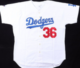Don Newcombe Signed Los Angeles Dodgers Jersey (JSA COA)1956 National League MVP