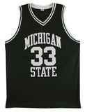Michigan State Magic Johnson Authentic Signed Green Jersey BAS Witnessed 4