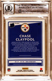 Chase Claypool Signed 2020 Donruss Optic #177 Rookie Card Beckett 10 Slab 40771