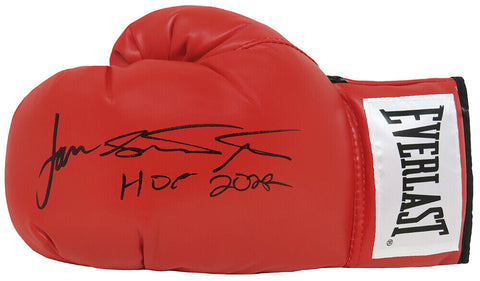 James Toney Signed Everlast Red Boxing Glove w/HOF 2022 - (SCHWARTZ SPORTS COA)