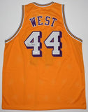 Jerry West Signed Los Angeles Lakers Yellow Jersey (JSA COA) NBA Champion (1972)
