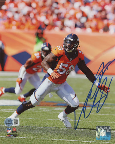Broncos Von Miller Authentic Signed 8x10 Photo Autographed BAS #BR54819