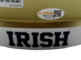 Raghib Rocket Ismail Notre Dame Auto/Inscribed Full Size Helmet JSA 211129