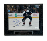 Erik Johnson Autographed Colorado Avalanche 8x10 Photo -- Plaque | JSA COA