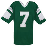 Ron Jaworski Signed Green Throwback Custom Football Jersey w/Jaws (SCHWARTZ COA)