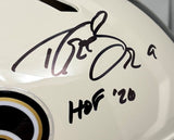 Drew Brees Signed New Orleans Saints FS Retro Authentic Speed Helmet HOF 26 BAS