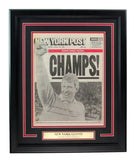 January 26, 1987 New York Post Newspaper NY Giants SB XXI Champs Framed 185634
